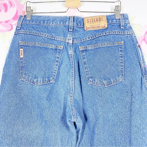 Vintage Gitano Medium Wash High Waist Mom Denim Jeans 16 - Picture 7 of 13